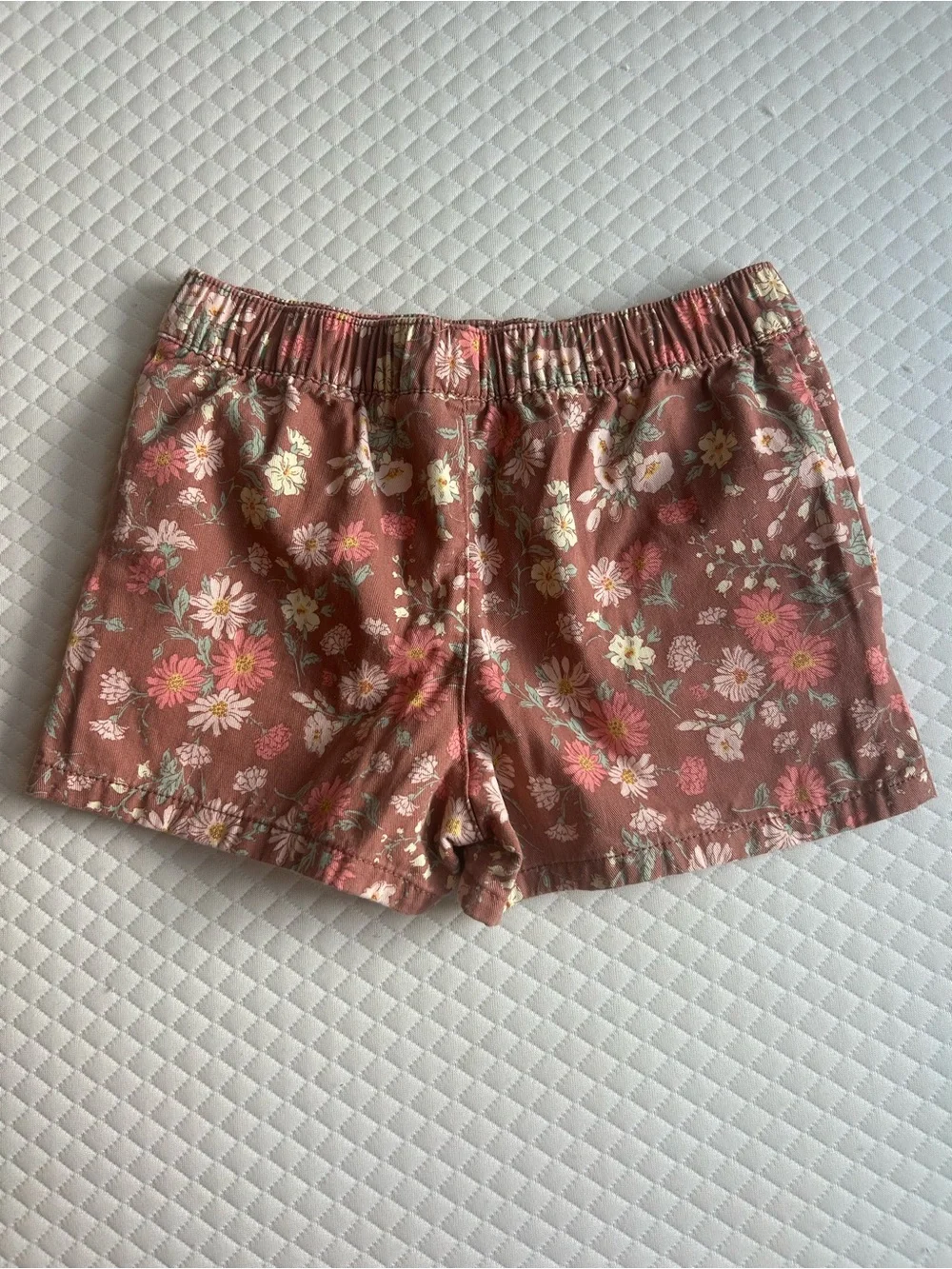 Osh Kosh Girl’s Floral Elastic-Waist Shorts